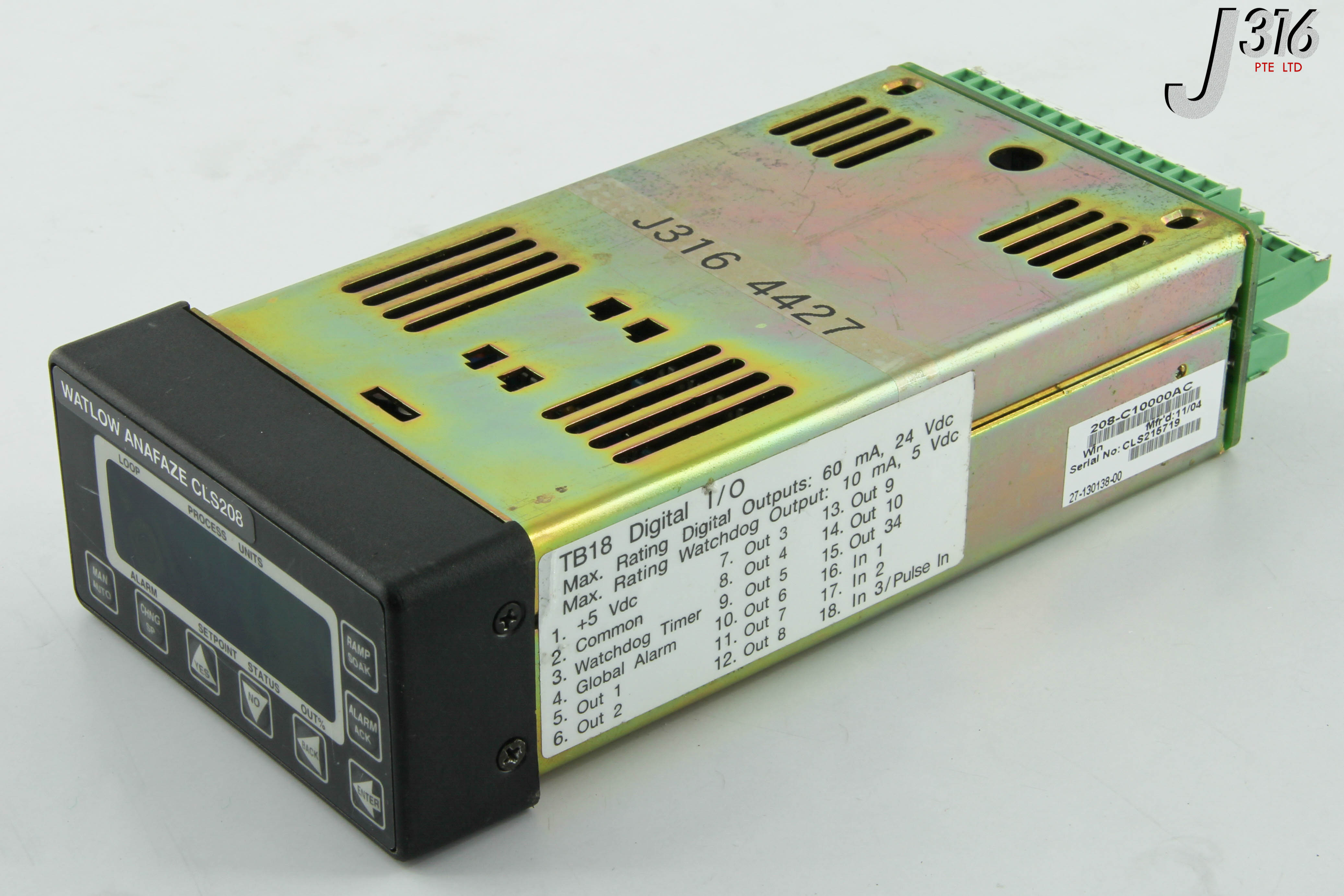 4427 WATLOW WATLOW ANAFAZE CLS208 208-C10000AC | eBay